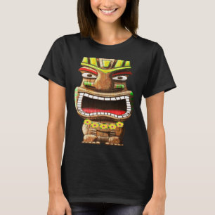 Tiki Totem Polynesian Hawaii Mythology T-Shirt