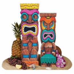 Tiki Totems Sculpture