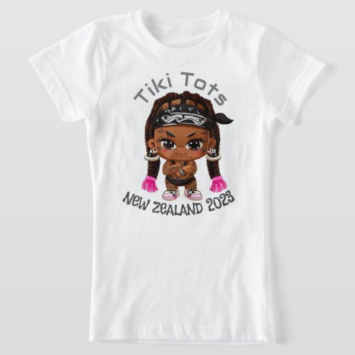 TIKI TOTS white T_Shirt