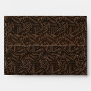 Tiki Tropical Hawaiian Birthday Party Invitation Envelope