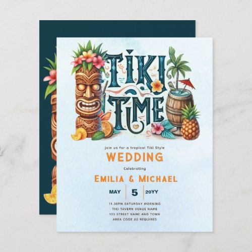 TIKI WEDDING Tropical Luau Hawaiian Party