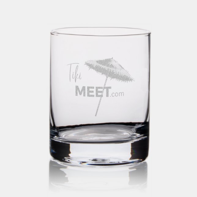 TikiMeet.com Rum/Whisky Glass (Glassware)