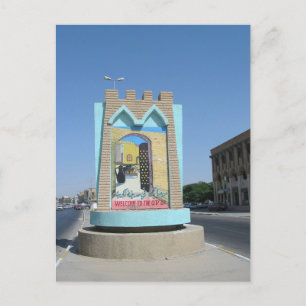 Tikrit, Iraq Welcome Sign Postcard