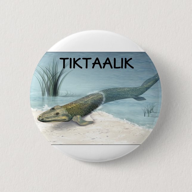 Tiktaalik Pinback Button (Front)