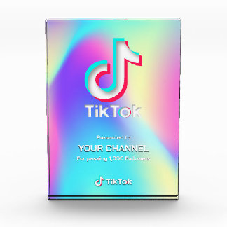 TikTok award custom channel Photo Block