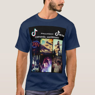 Tiktok logo photo T-Shirt