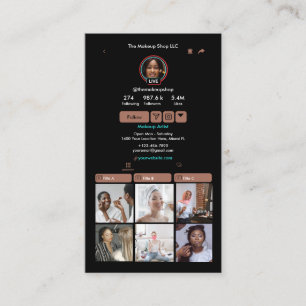 TikTok Terracotta   QR Business Card
