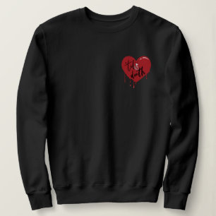 Til Death Black Halloween Bride Sweatshirt