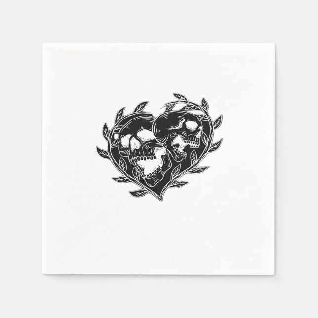 Til Death Do Us Classic Napkins (Front)