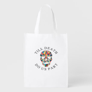 Til Death Do Us Funny & Classic Halloween Grocery Bag