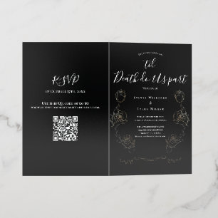 Til Death Do Us Part Black Gothic Wedding Brochure