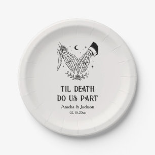 Til Death Do Us Part Bridal Shower Paper Plates