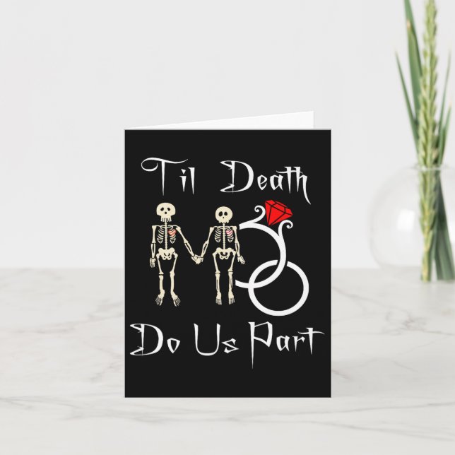 Til Death Do Us Part  Card (Front)