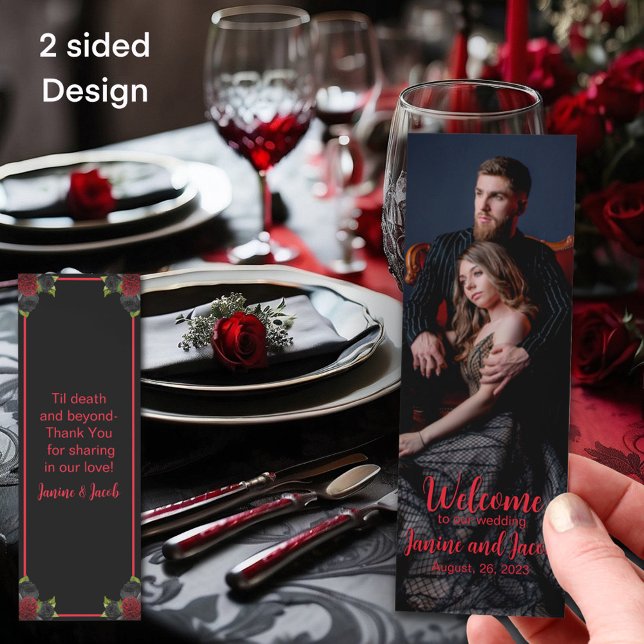 TIL Death Do Us Part Custom Photo & Text Bookmarks (Creator Uploaded)