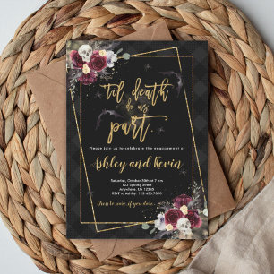 Til Death Do Us Part Engagement Party Invitation