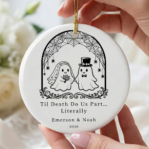 Til Death Do Us Part Funny Wedding Ornament