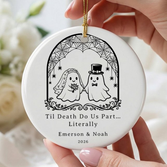 Til Death Do Us Part Funny Wedding Ornament (Creator Uploaded)