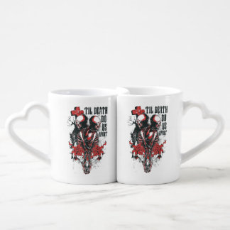 til death do us part gothic style Hopeless Romanti Coffee Mug Set
