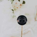 'Til Death Do Us Part | Halloween Wedding  Classic Round Sticker<br><div class="desc">Add a special thank you to your wedding favors with our personalized wedding thank you stickers. Simple yet elegant these designs are perfect for any celebration. A little elegance mixed with some scary humor these fantastic wedding announcements are a great alternative to traditional. Whether you like a spooky, haunted Halloween...</div>