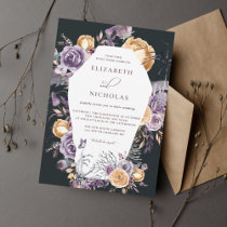 'Til Death Do Us Part Halloween Wedding Invitation