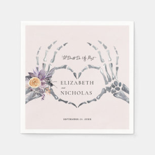 'Til Death Do Us Part   Halloween Wedding Napkins