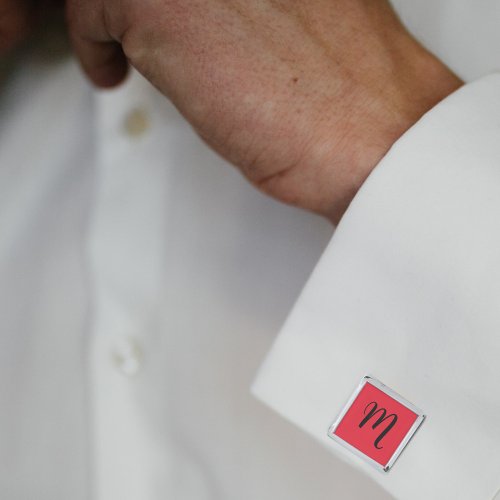 Til Death Do Us Part Red  Cufflinks