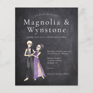 'til Death do us part Skeleton Wedding Invitation