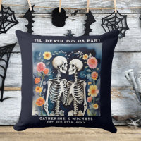 Til Death Do Us Part Skeletons Gothic Wedding