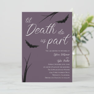 Til Death Do Us Part Wedding Invitation