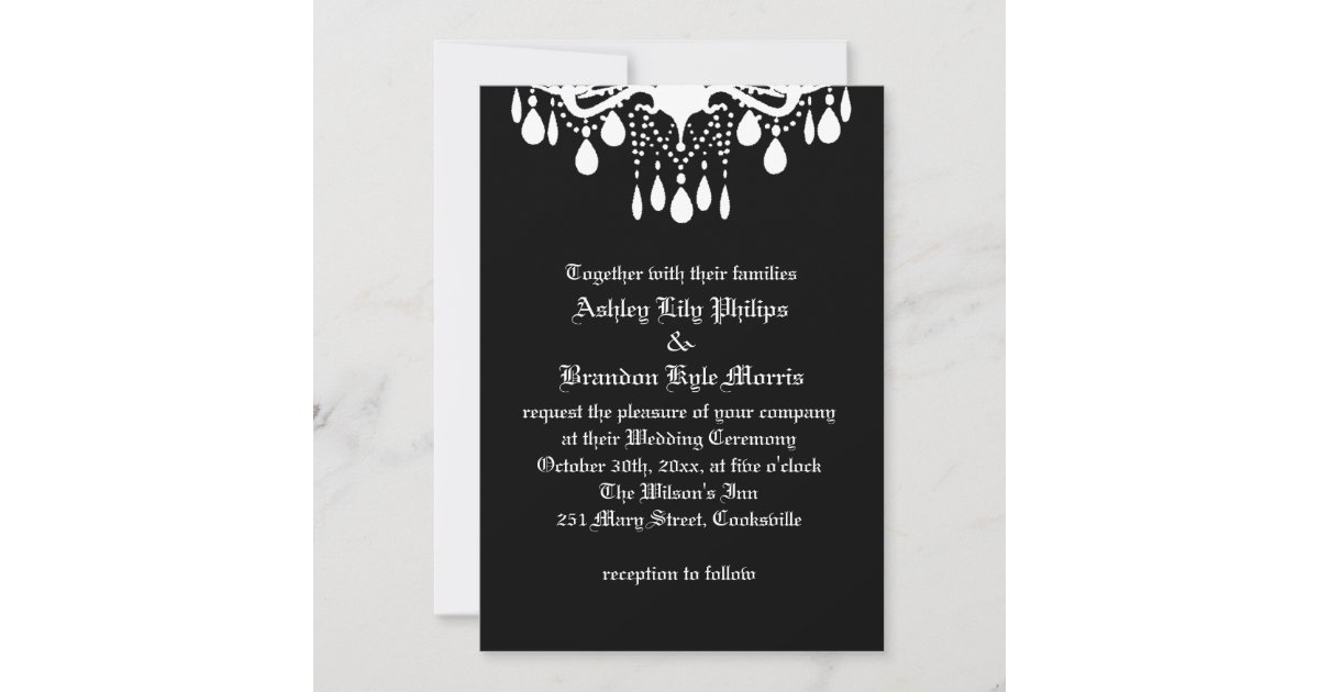 Til Death Do Us Part Wedding Invitation | Zazzle.com