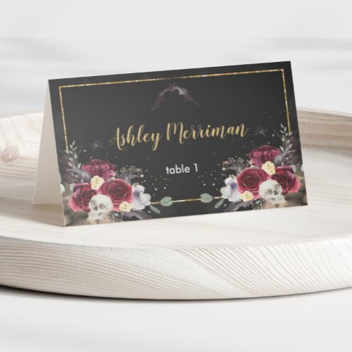 Til Death Do Us Part Wedding Placecards