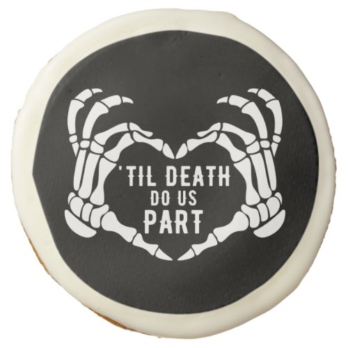 Til Death Do Us Part Wedding Sugar Cookie