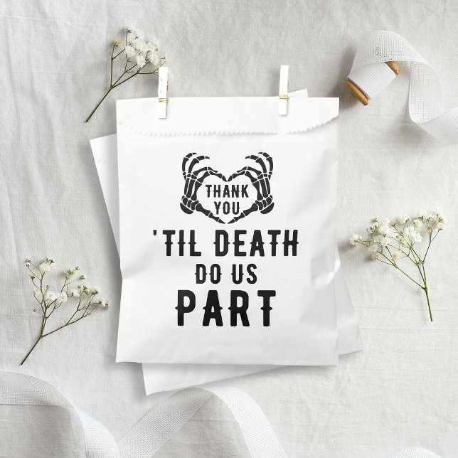 Til Death Do Us Part Wedding Thank You Favor Bags (Til Death Do Us Part Wedding Thank You Favor Bags
)