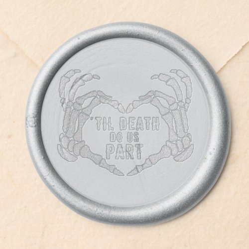 Til Death Do Us Part Wedding Wax Seal Sticker