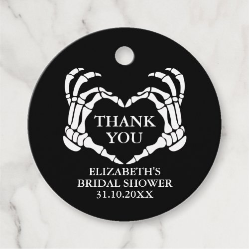 Til Death Do Us Party Bridal Shower Thank You Favor Tags