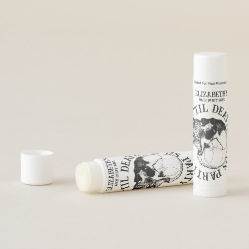 Til Death Do Us Party Gift For Bridesmaids Gothic Lip Balm