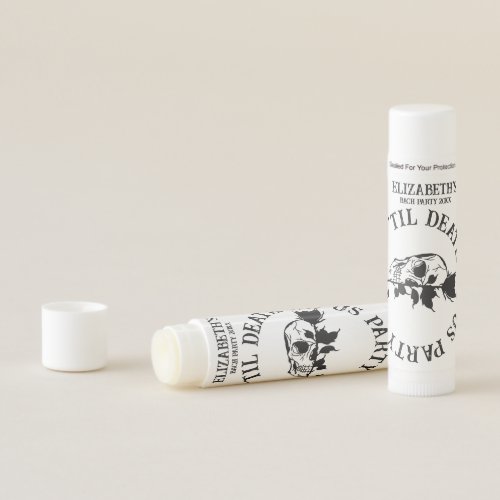 Til Death Do Us Party Gift For Bridesmaids Gothic Lip Balm