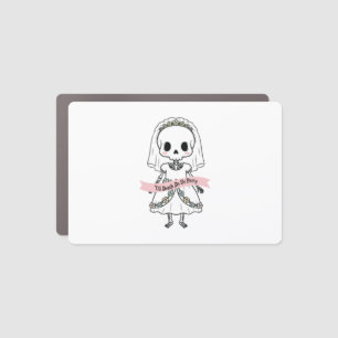 Til Death Do Us Party Halloween Car Magnet