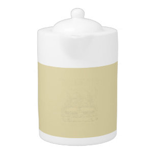 Til Death Do Us Party Halloween D Yellow Teapot