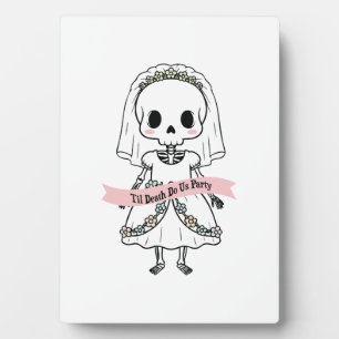 Til Death Do Us Party Halloween Plaque