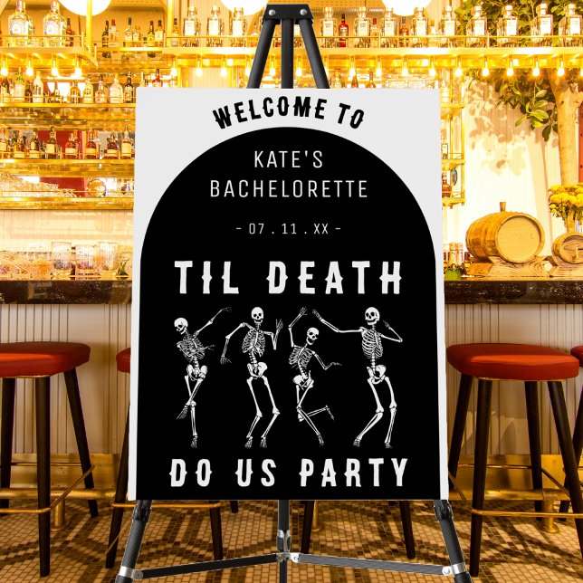 Til Death Do Us Party Skeleton Bachelorette Party Foam Board (Til Death Do Us Party Skeleton Bachelorette Party Foam Board
)