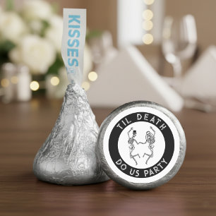 Til Death Do Us Party Skeleton Couple Bachelorette Hershey®'s Kisses®