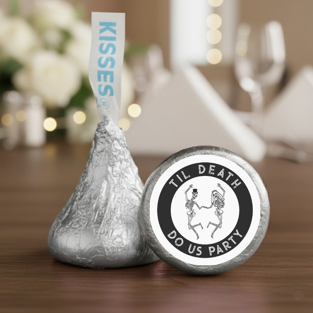 Til Death Do Us Party Skeleton Couple Bachelorette Hershey®'s Kisses® (Til Death Do Us Party Skeleton Couple Bachelorette Hershey®'s Kisses®
)