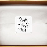 Til death do us party wedding favor square sticker<br><div class="desc">Set the tone for your darkly romantic day with our Gothic Skeleton Grunge wedding collection. Featuring bold black and white designs with edgy skeleton motifs, our invitations, signs, and decor add a touch of rebellious elegance to your wedding. Perfect for couples who crave a blend of gothic style and grunge...</div>