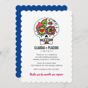 Til Death Due Us Part - Anniversary Invitation