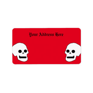 'Til Death Gothic Return Address Label
