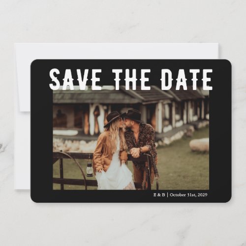 Til Death Gothic Skeleton Black Save The Date