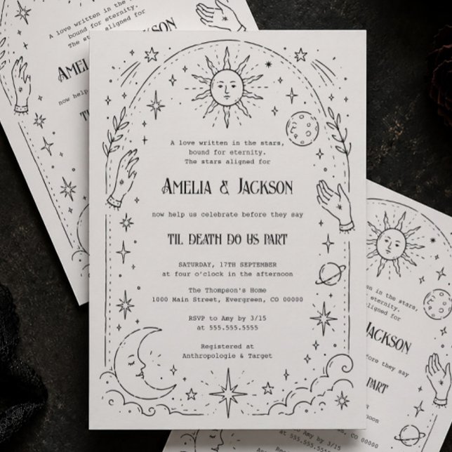 Til Death Halloween Bridal Shower Invitation (Creator Uploaded)