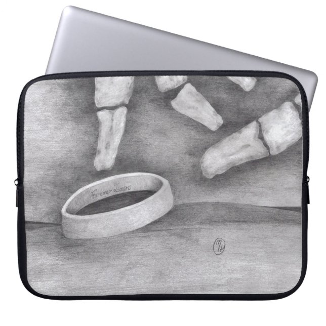 "Til Death" Laptop Sleeve (Front)