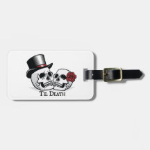 Til Death Mr. and Mrs. Wedding Skulls